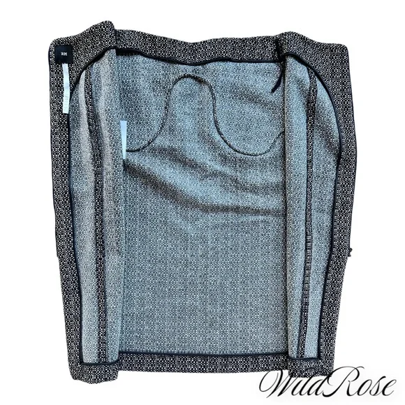 RM ROLAND MOURET Gray Tweed Wool Pencil Skirt SZ 8 - Picture 8 of 14